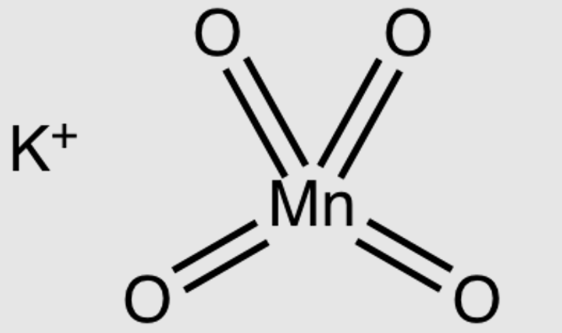 формула калия марганцевокислого